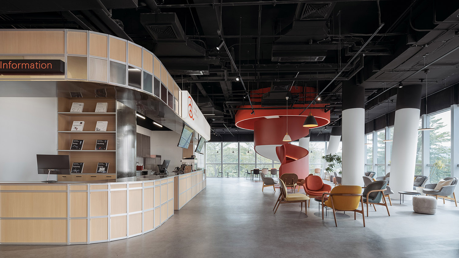 博物館設計,工業產品博物館設計,商店設計,產品零售店設計,咖啡廳設計,博物館展廳設計,廈門紅點設計博物館,廈門,STEPS大台階建築