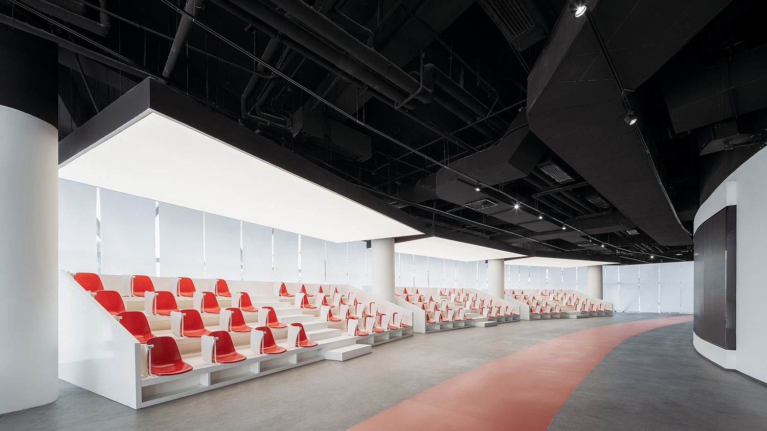 博物館設計,工業產品博物館設計,商店設計,產品零售店設計,咖啡廳設計,博物館展廳設計,廈門紅點設計博物館,廈門,STEPS大台階建築