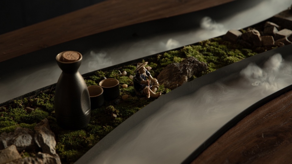 茶室設計,酒吧設計方案,酒吧設計,日茶夜酒,日茶夜酒空間設計,茶室設計案例,茶室裝修,杭州淞下有間茶,杭州,零墨築造