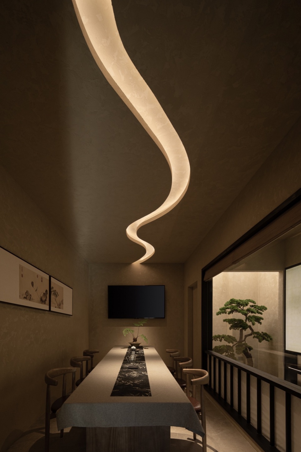 茶室設計,酒吧設計方案,酒吧設計,日茶夜酒,日茶夜酒空間設計,茶室設計案例,茶室裝修,杭州淞下有間茶,杭州,零墨築造