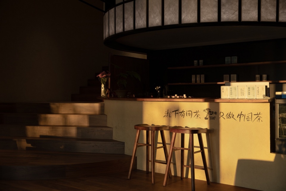 茶室設計,酒吧設計方案,酒吧設計,日茶夜酒,日茶夜酒空間設計,茶室設計案例,茶室裝修,杭州淞下有間茶,杭州,零墨築造