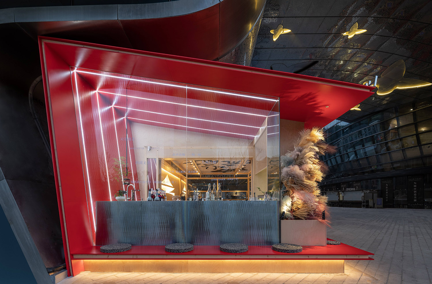 茶室設計,茶飲店設計,新中式茶室設計,茶室設計案例,茶室設計方案,茶室,杭州 HELLO TEA BAR 新中式茶亭,杭州,哈嘍品牌設計