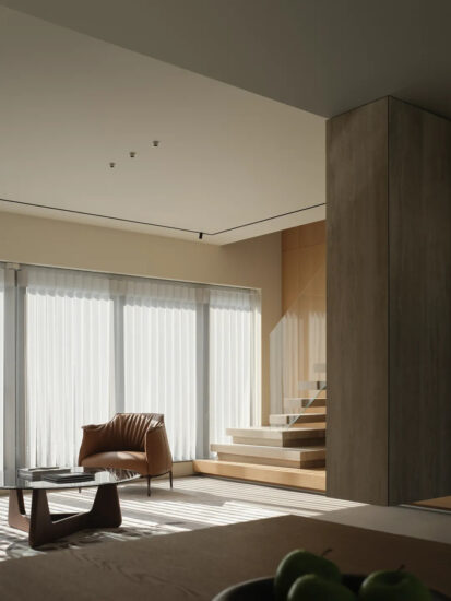 淩傑內建築｜210㎡，浙江臨海複式住宅-自由之家