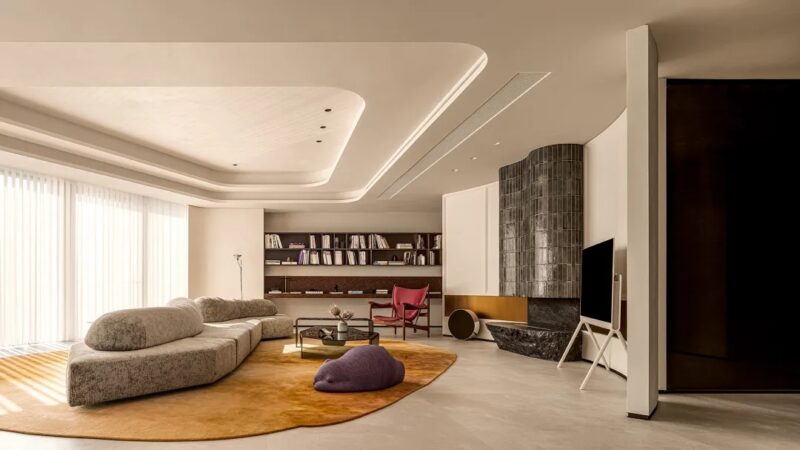 一啟設計｜760㎡，寧波雲端大平層