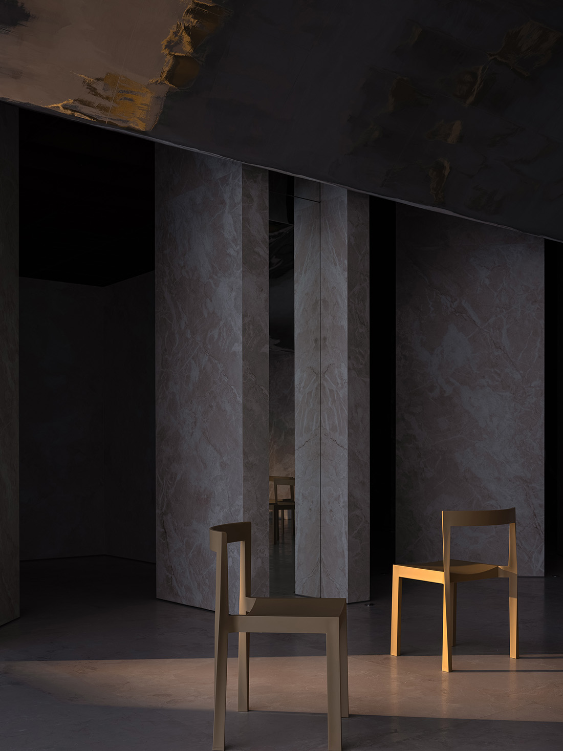 商業空間,瓷磚展廳,展廳,展廳設計,企業展廳,材料展廳設計,歐文萊瓷磚,佛山歐文萊總部大地主義展館,佛山,艾克建築設計,謝培河