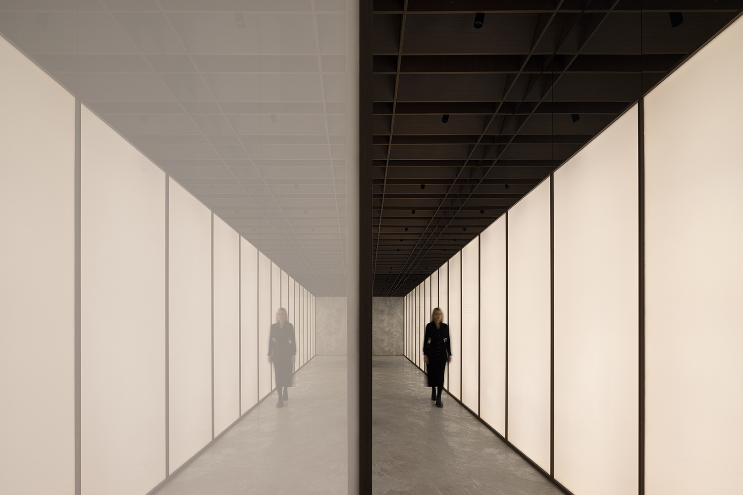 商業空間,瓷磚展廳,展廳,展廳設計,企業展廳,材料展廳設計,歐文萊瓷磚,佛山歐文萊總部大地主義展館,佛山,艾克建築設計,謝培河