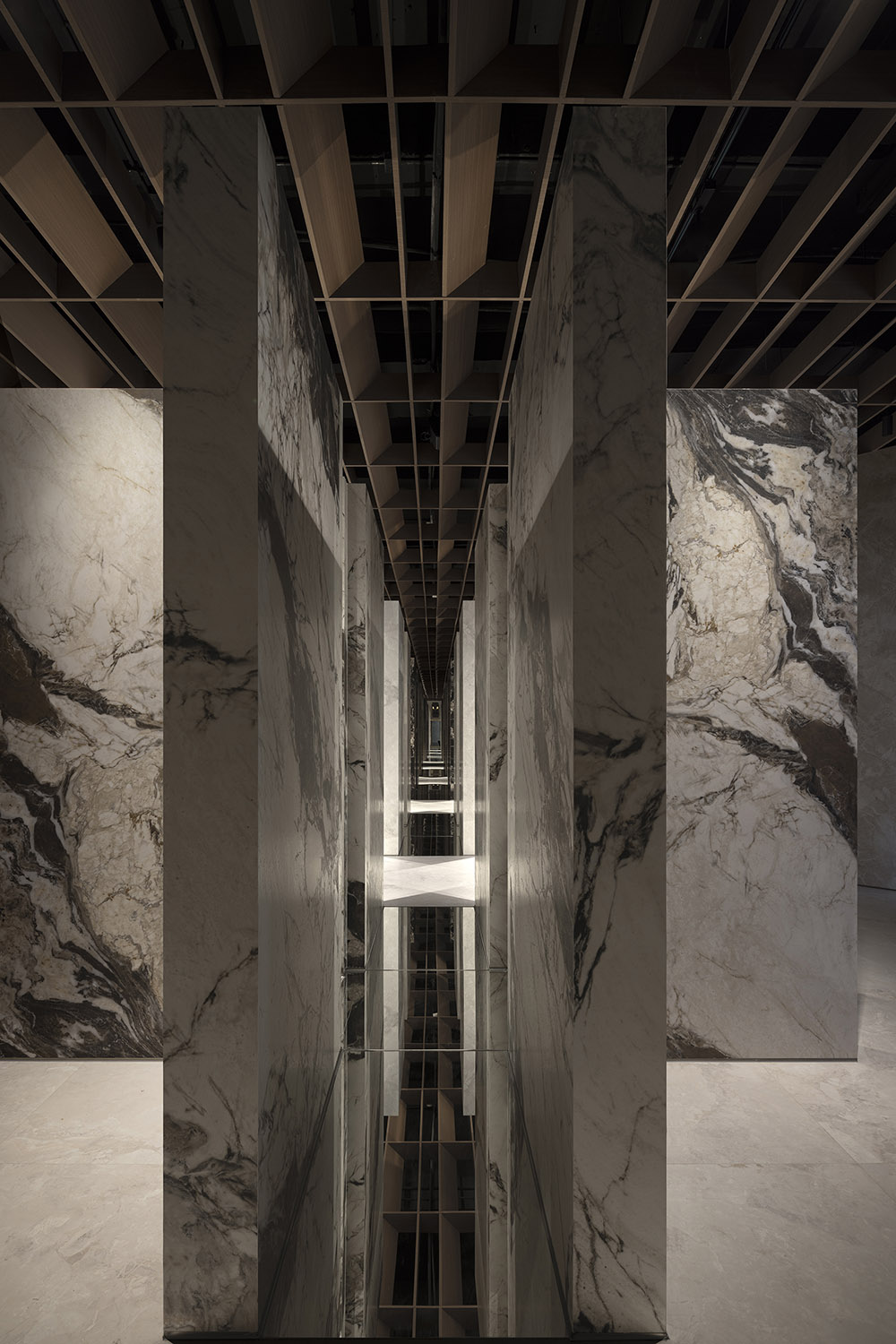 商業空間,瓷磚展廳,展廳,展廳設計,企業展廳,材料展廳設計,歐文萊瓷磚,佛山歐文萊總部大地主義展館,佛山,艾克建築設計,謝培河