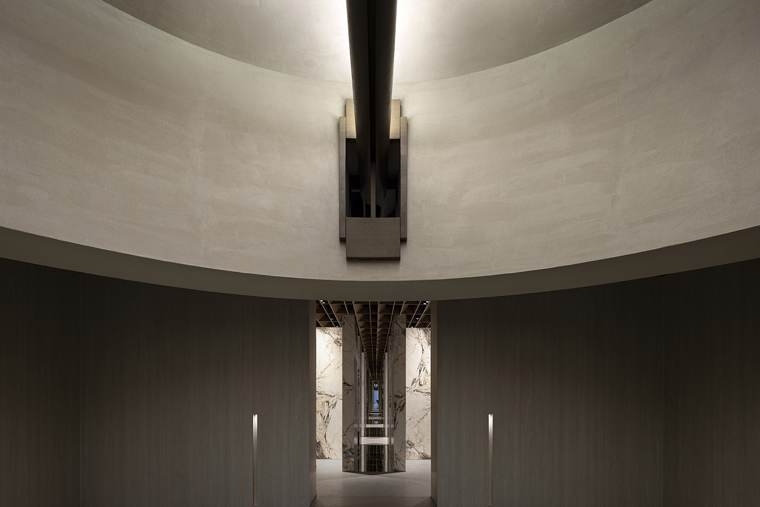 商業空間,瓷磚展廳,展廳,展廳設計,企業展廳,材料展廳設計,歐文萊瓷磚,佛山歐文萊總部大地主義展館,佛山,艾克建築設計,謝培河