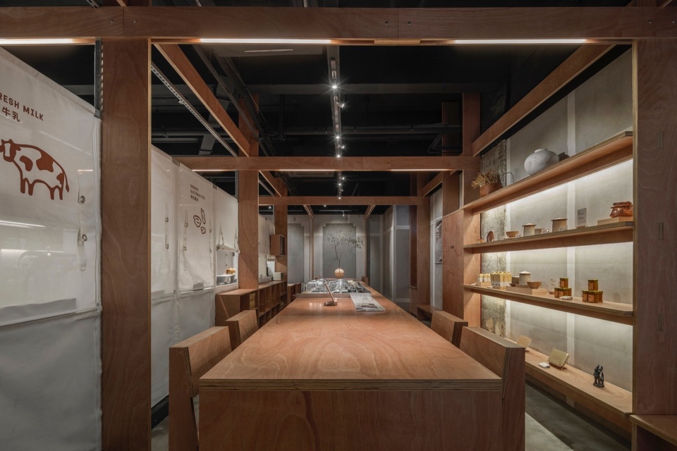 茶飲店設計,主題茶飲店設計,圍爐煮茶,水果茶店設計,商店設計,拾柴手作蘇州觀前街店,蘇州,空間站建築師事務所