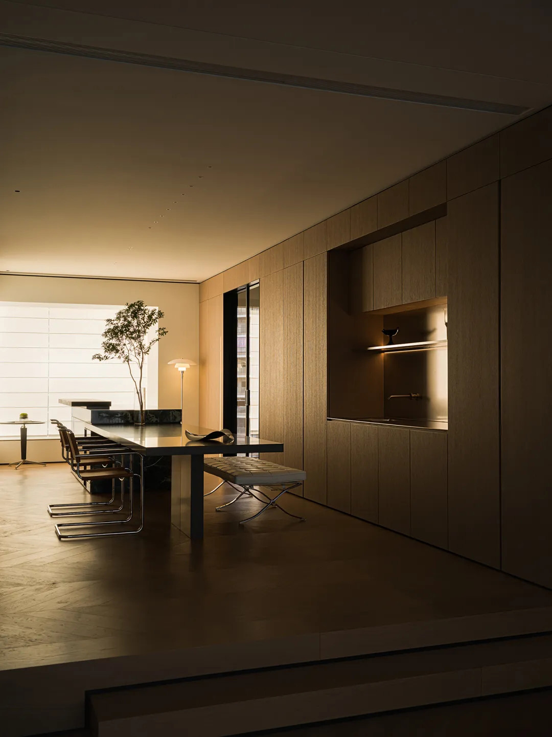 大平層設計,280㎡大平層,280㎡,現代風格大平層設計,大平層裝修,大平層,大平層設計案例,東莞,東莞鬆山湖湖景大平層,T&D知行空間設計