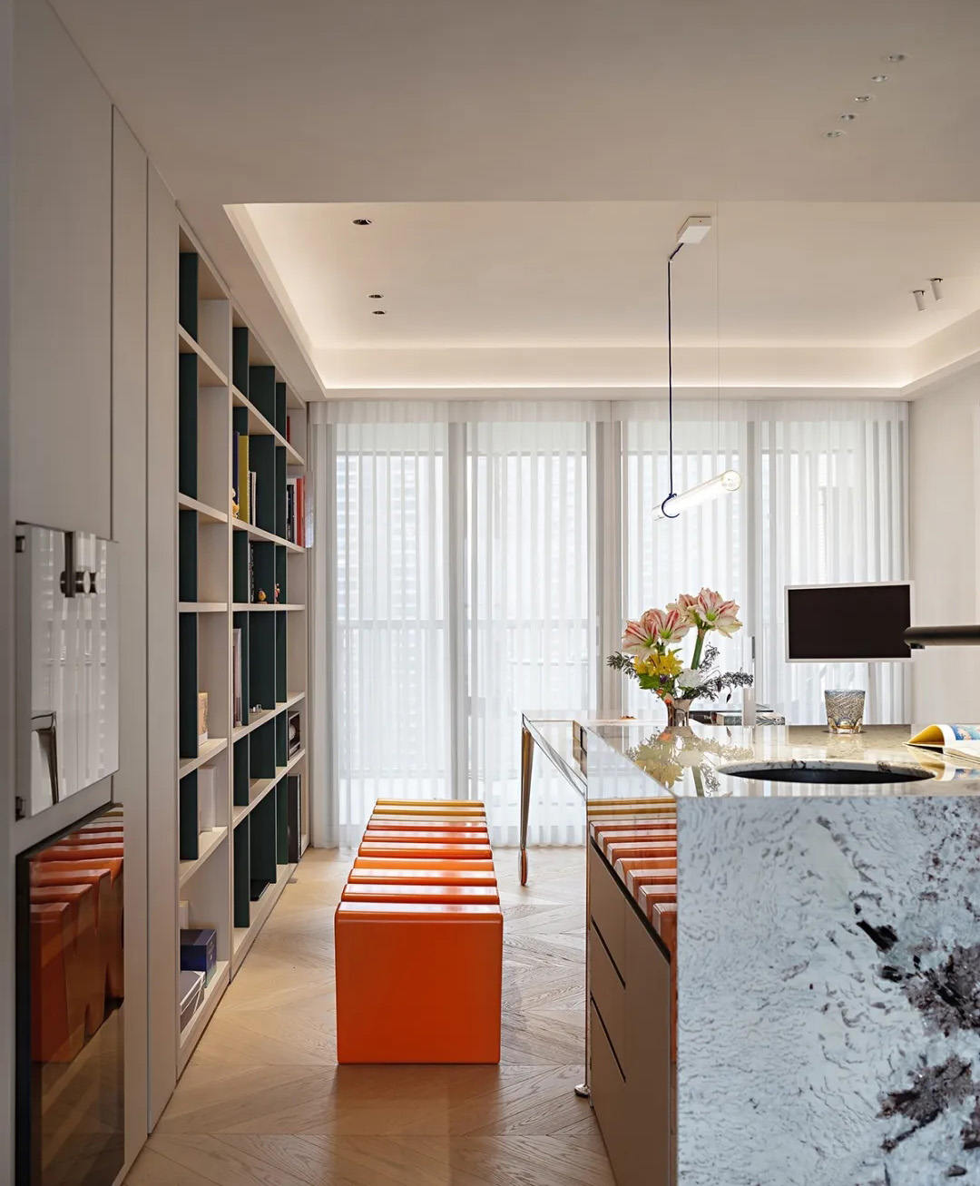 210㎡大平層設計,210㎡,住宅設計,家裝設計,大平層設計,大平層設計案例,大平層,多巴胺,現代風格大平層設計,深圳多巴胺時尚個性大平層,深圳,鴻藝源設計