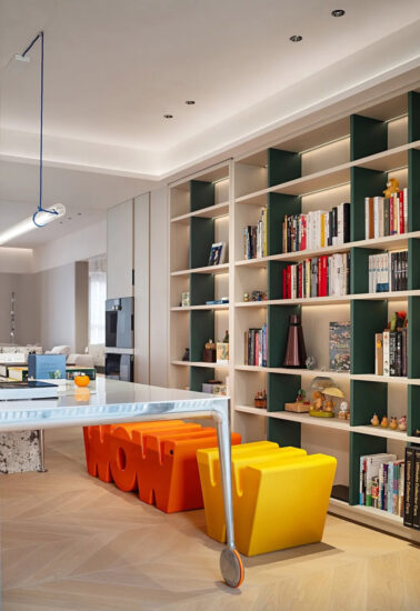 鴻藝源設計 | 210㎡,深圳多巴胺時尚個性大平層