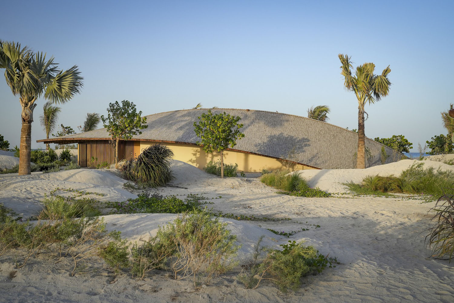 設計酒店,酒店設計,度假酒店設計,酒店設計案例,隈研吾建築事務所,沙特,Ummahat 9-3 酒店,酒店餐廳,酒店咖啡廳