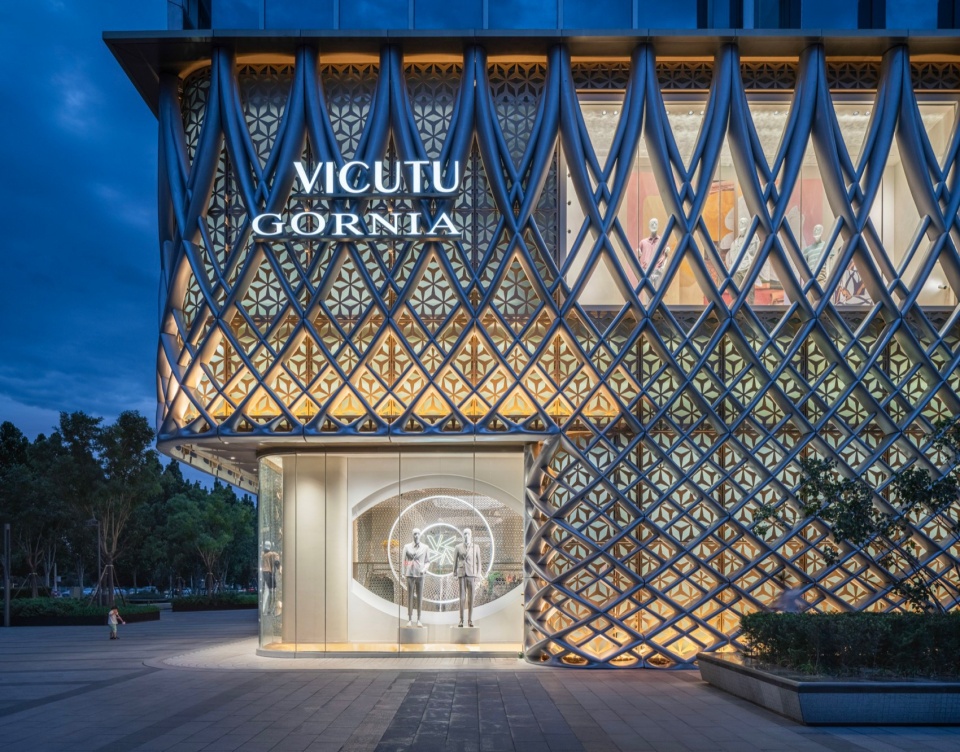 時裝店設計,服裝店設計,男裝店設計,外立麵設計,商店設計,時裝店設計案例,VICUTU威可多北京旗艦店,北京,非靜止建築設計