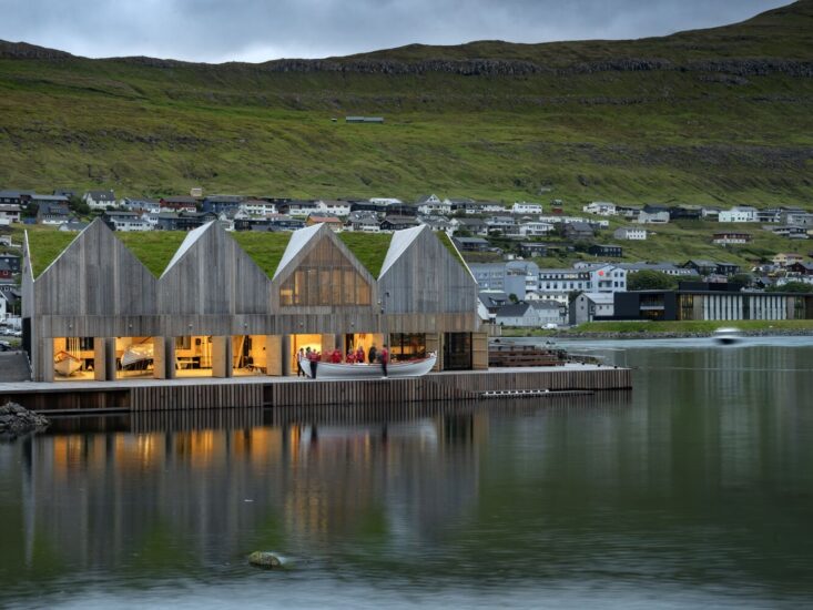 Henning Larsen | 620㎡，法羅群島Klaksvik Row 賽艇俱樂部