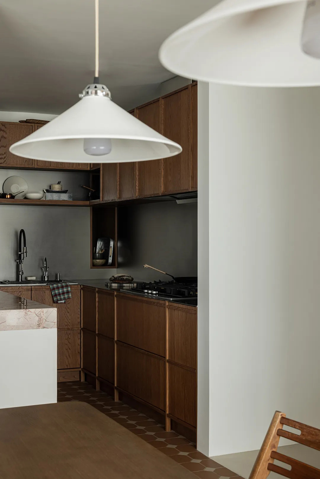 201㎡複式設計,201㎡,複式設計案例,複式設計,家裝設計,原木風設計,微水泥,現代風格住宅設計,北京複式住宅「書屋」,北京,與空間設計