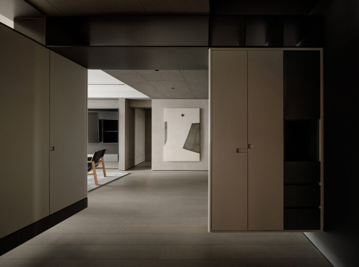 行十設計 | 160㎡，北京黑白灰極簡主義大平層