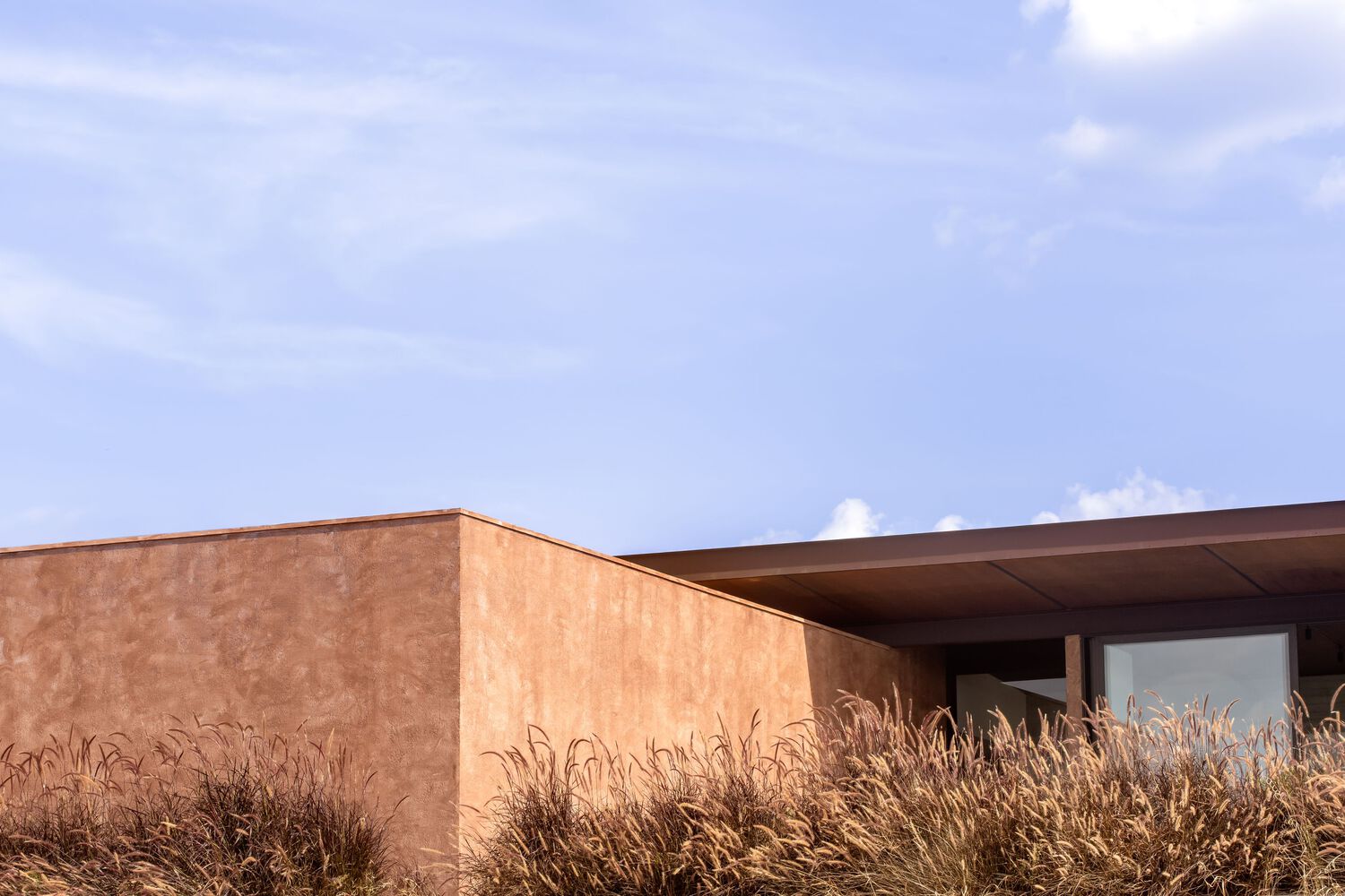 VAGA,別墅設計,開放式,平層別墅,別墅設計案例,別墅設計方案,巴西,赤陶色