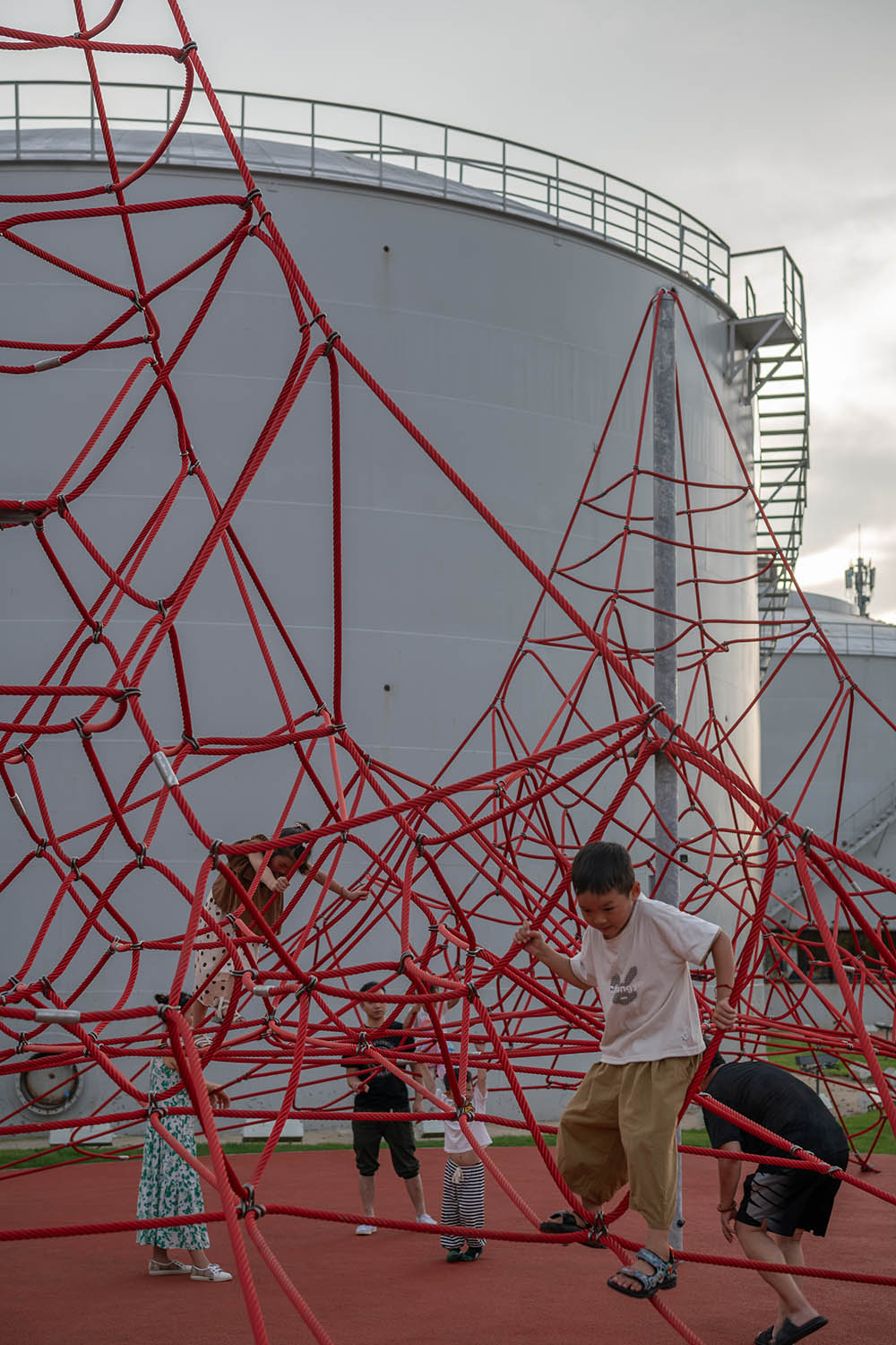 公共空間設計,多功能空間設計,社區空間設計,倉庫改造,常州棉倉激活工業遺產打造綜合社區空間,常州棉倉油罐公園,常州,AIM愷慕建築設計