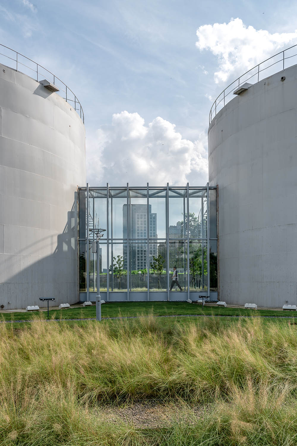 公共空間設計,多功能空間設計,社區空間設計,倉庫改造,常州棉倉激活工業遺產打造綜合社區空間,常州棉倉油罐公園,常州,AIM愷慕建築設計