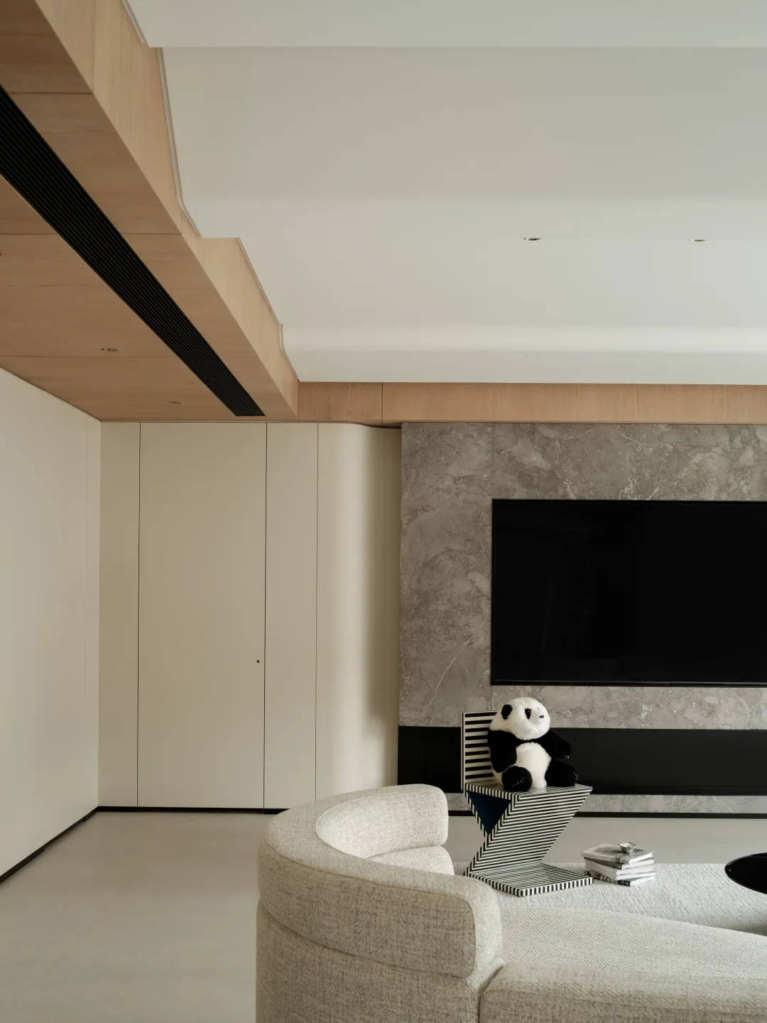 300㎡大平層設計,300㎡,微水泥,住宅設計,現代風格家裝設計,大平層設計,大平層設計案例,大平層設計方案,福建南平大平層-逐光踏影,福建南平,HHD恒合立創設計