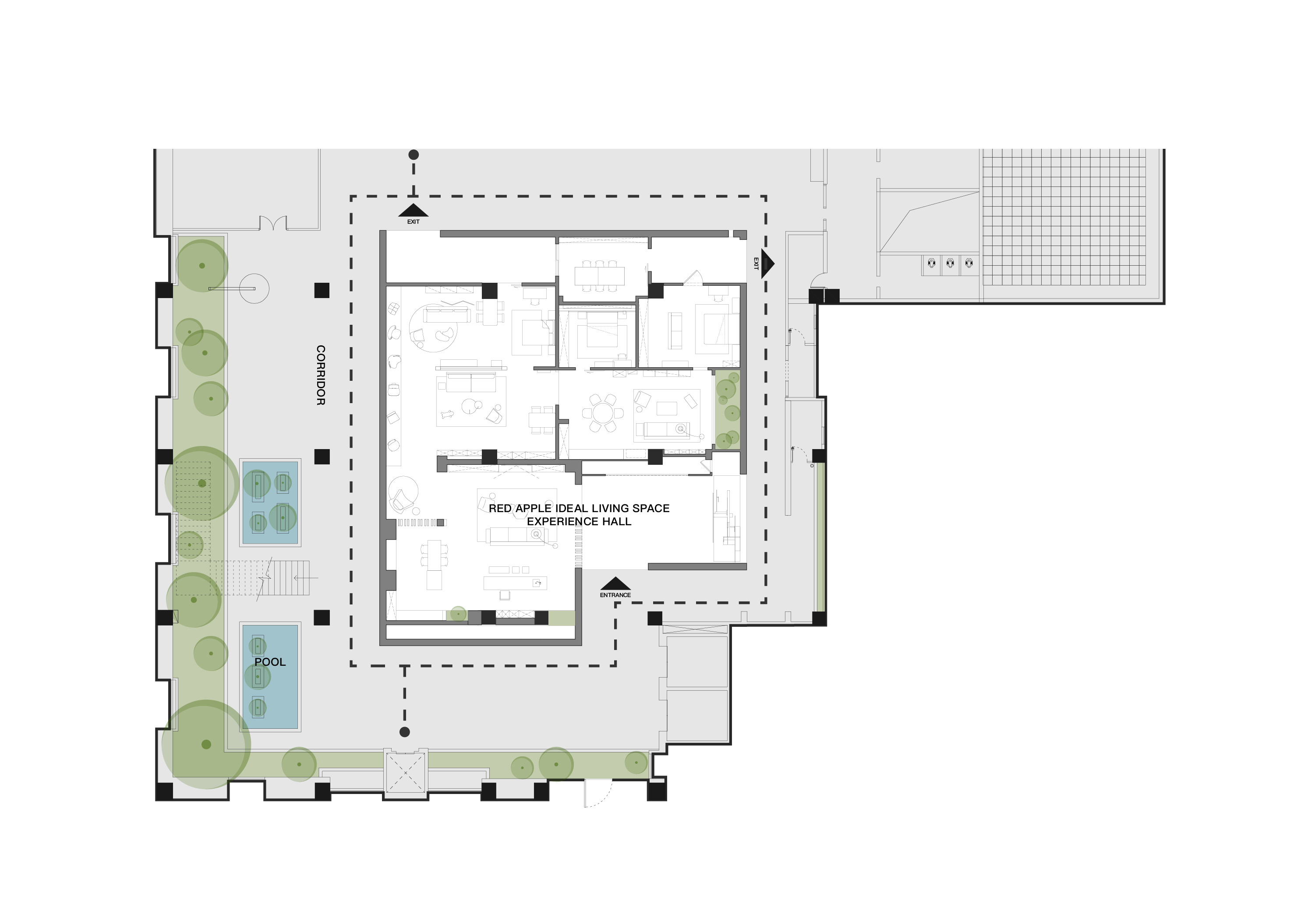 家居展廳設計,品牌體驗館設計,企業展廳設計,家居體驗館設計,家居企業文化展廳設計,深圳 RED APPLE 紅蘋果全新品牌體驗館,深圳,BDSD吾界設計