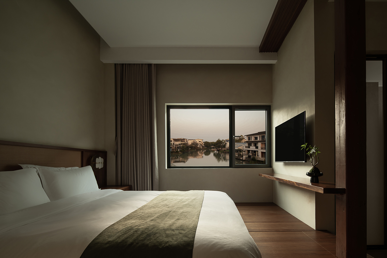 設計酒店,酒店設計,民宿設計,度假酒店設計,民宿設計案例,民宿設計方案,別墅改造民宿,昆山錦上溪舍詩意湖畔拂風雅宿梵鄉入夢,昆山,賽維雅空間設計,由舍設計