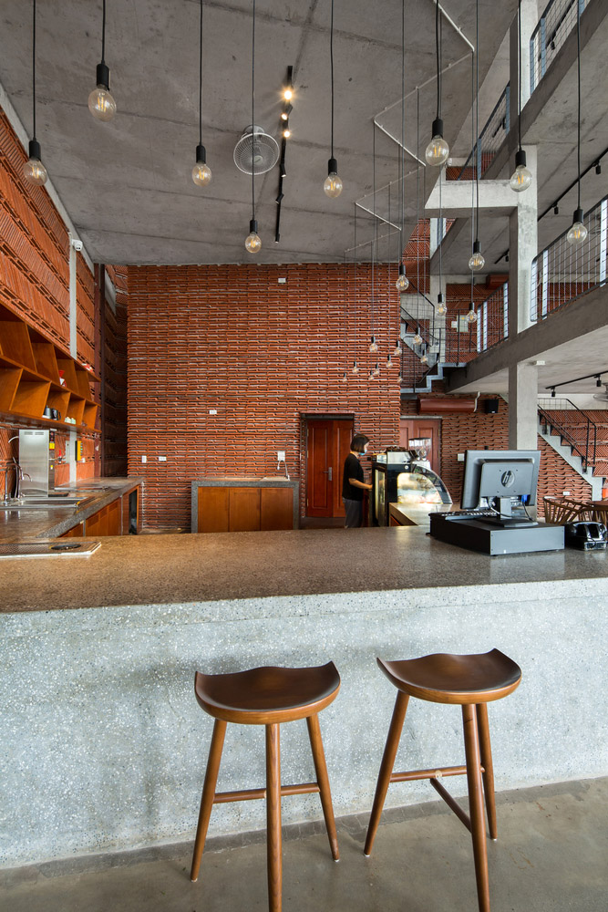 H&P Architects,咖啡廳設計案例,咖啡店設計,越南,展廳設計,510㎡,Ngói Space,咖啡廳設計方案