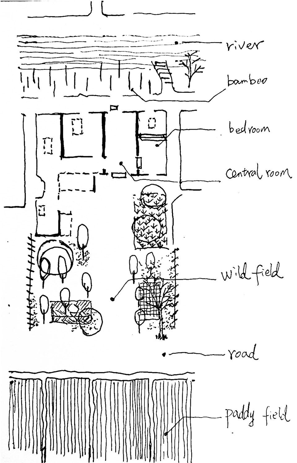103㎡住宅設計,103㎡,住宅設計案例,家裝設計,公寓設計,微水泥,舊宅改造,住宅設計案例,住宅設計方案,上海鄉野之家,上海,一絎建築工作室
