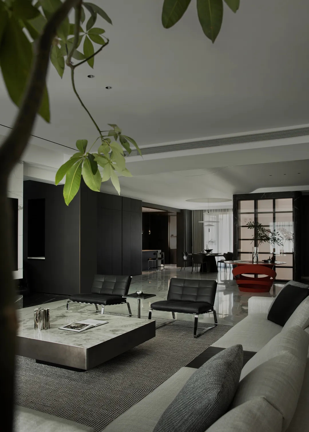 大平層設計,400㎡大平層,400㎡,現代風格大平層設計,大平層裝修,超級大平層,大平層設計案例,紹興湖景大平層,紹興,錢瀚設計團隊&常青陳設,錢瀚,葉帥