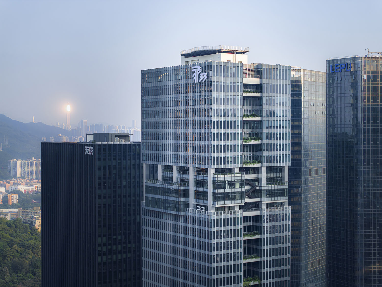 建築設計,建築大樓設計,辦公大樓設計,辦公室設計,深圳T33全時中心,深圳,Aedas建築設計事務所,深圳市建築科學研究院,香港鄭中設計事務所CCD