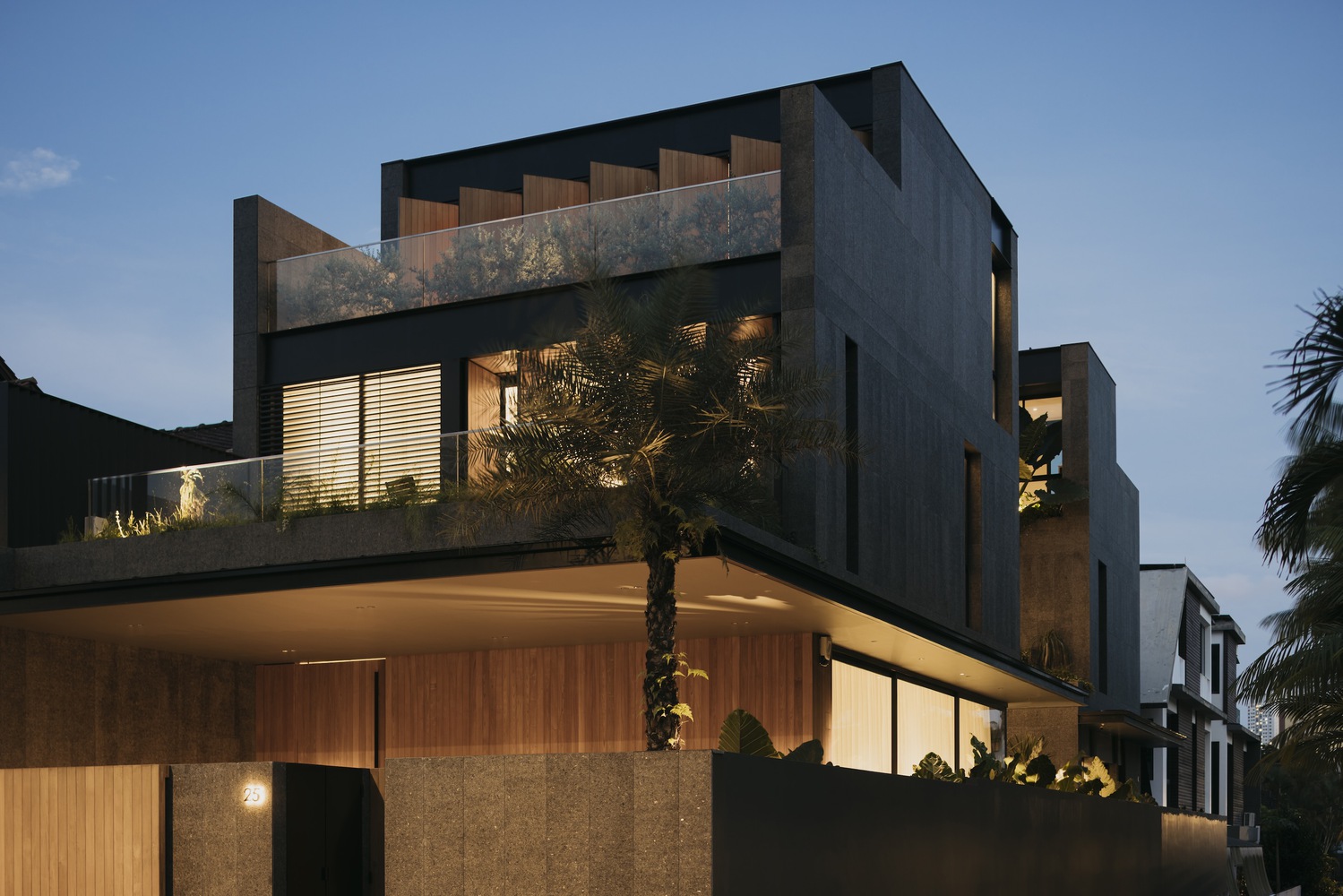 Ming Architects,新加坡,別墅設計案例,聯排別墅,別墅景觀設計,450㎡,庭院別墅,淡水河穀