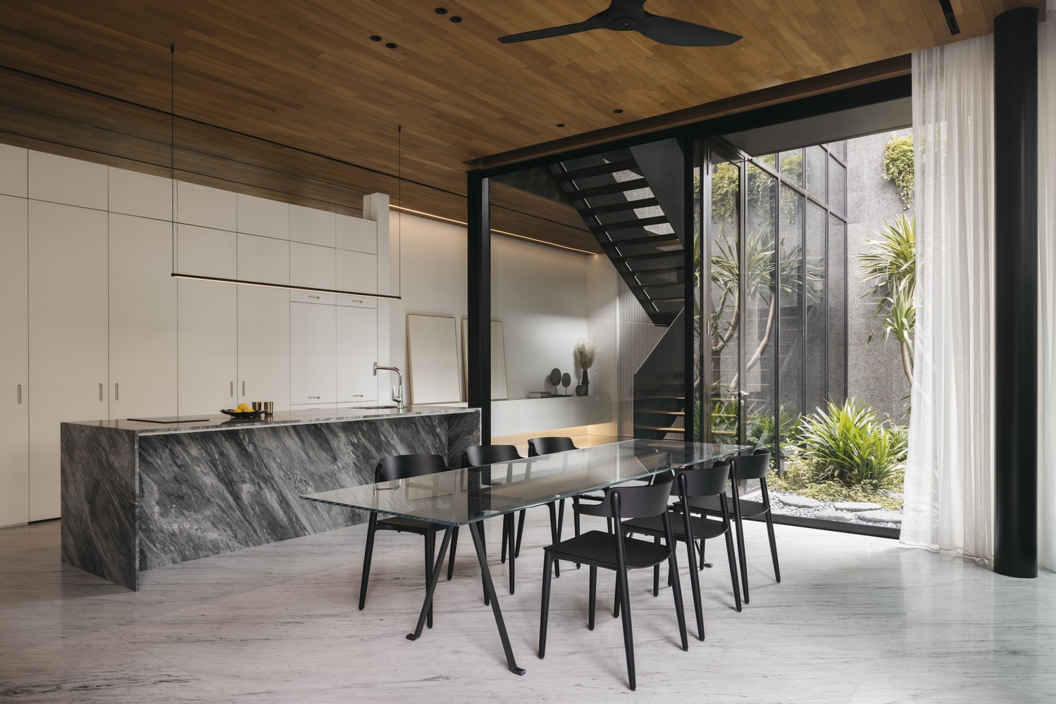 Ming Architects,新加坡,別墅設計案例,聯排別墅,別墅景觀設計,450㎡,庭院別墅,淡水河穀