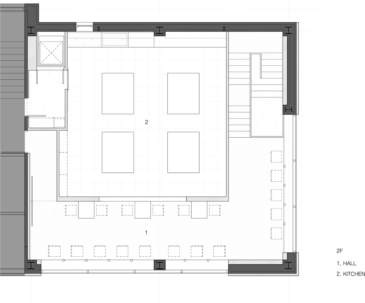 SUBTEXT,咖啡廳設計案例,咖啡店設計,韓國,VEGESCAPE Cafe,240㎡,極簡風格咖啡廳,咖啡廳設計方案