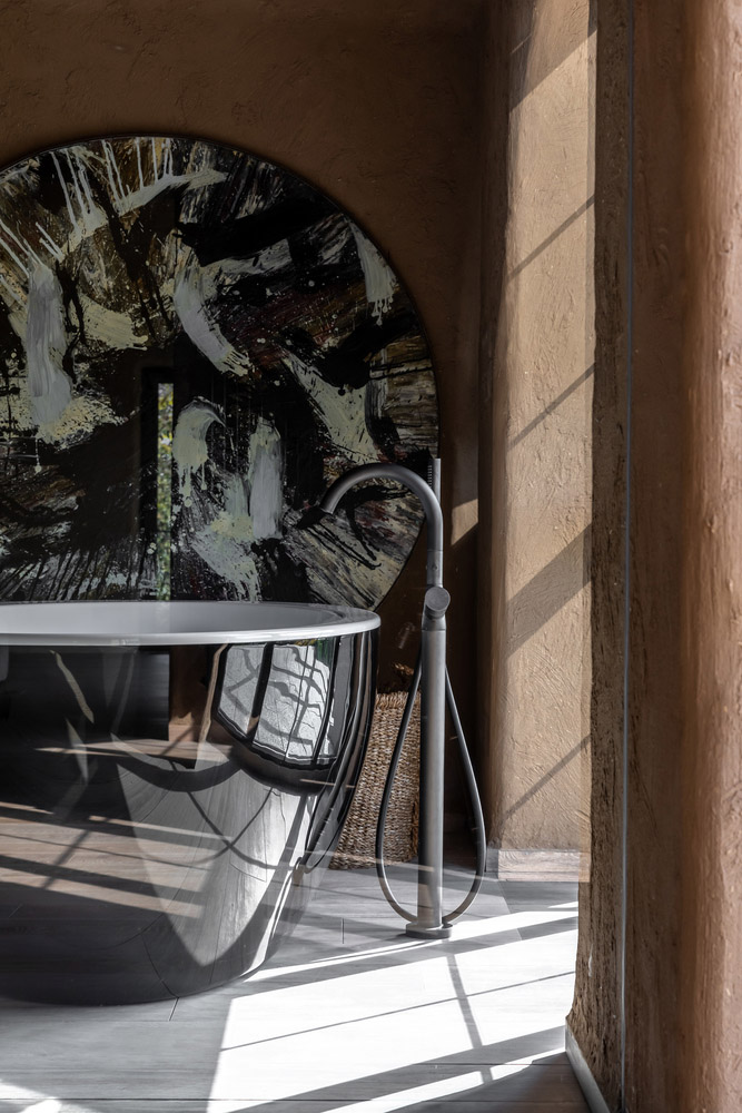 Makhno Studio,住宅設計,Wabi Sabi,侘寂風格,住宅設計案例,200㎡,烏克蘭,基輔