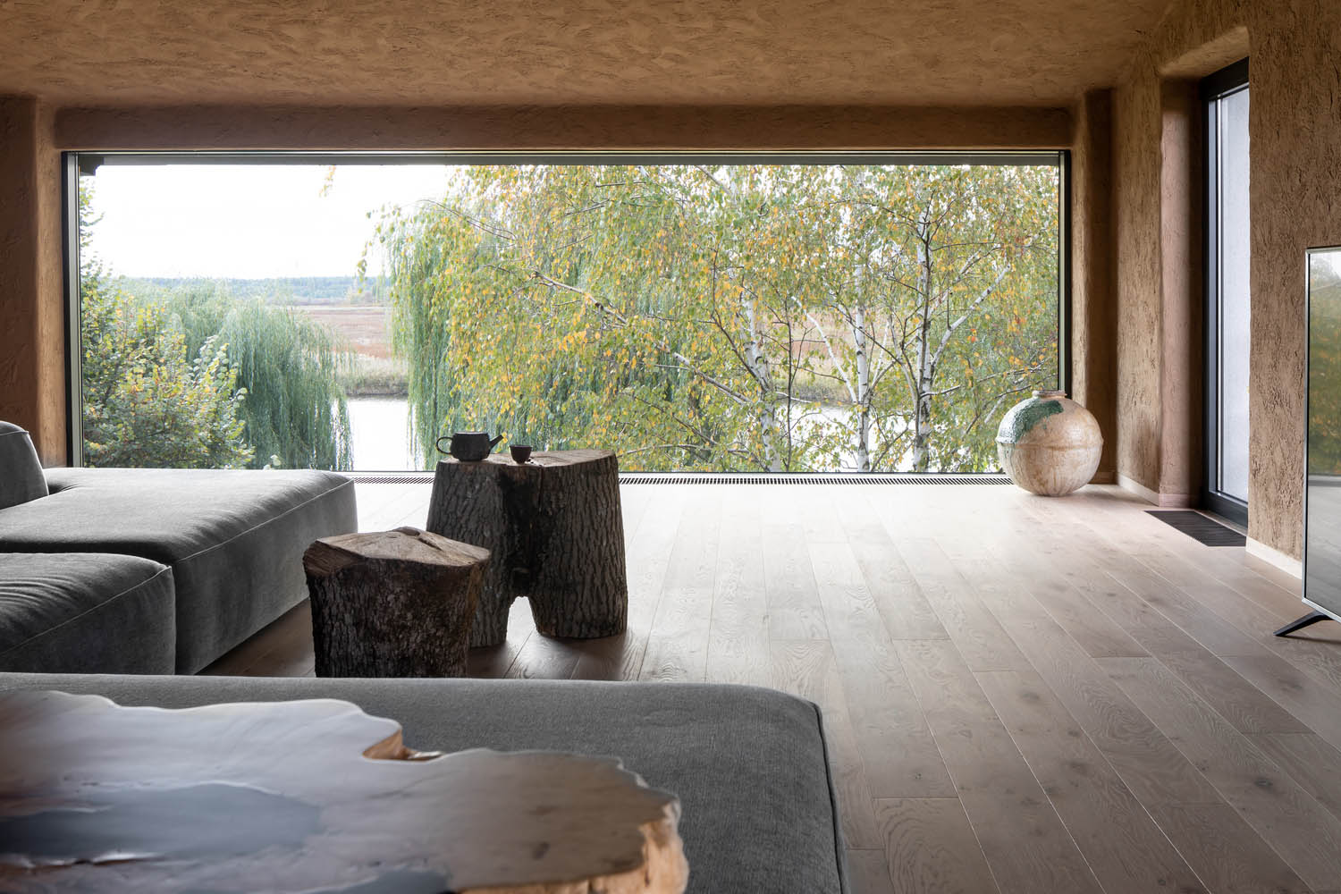 Makhno Studio,住宅設計,Wabi Sabi,侘寂風格,住宅設計案例,200㎡,烏克蘭,基輔