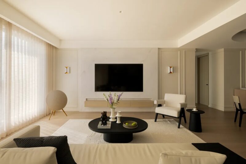 摩爾設計/陳明仕 | 190㎡,溫州大平層-繁簡共生