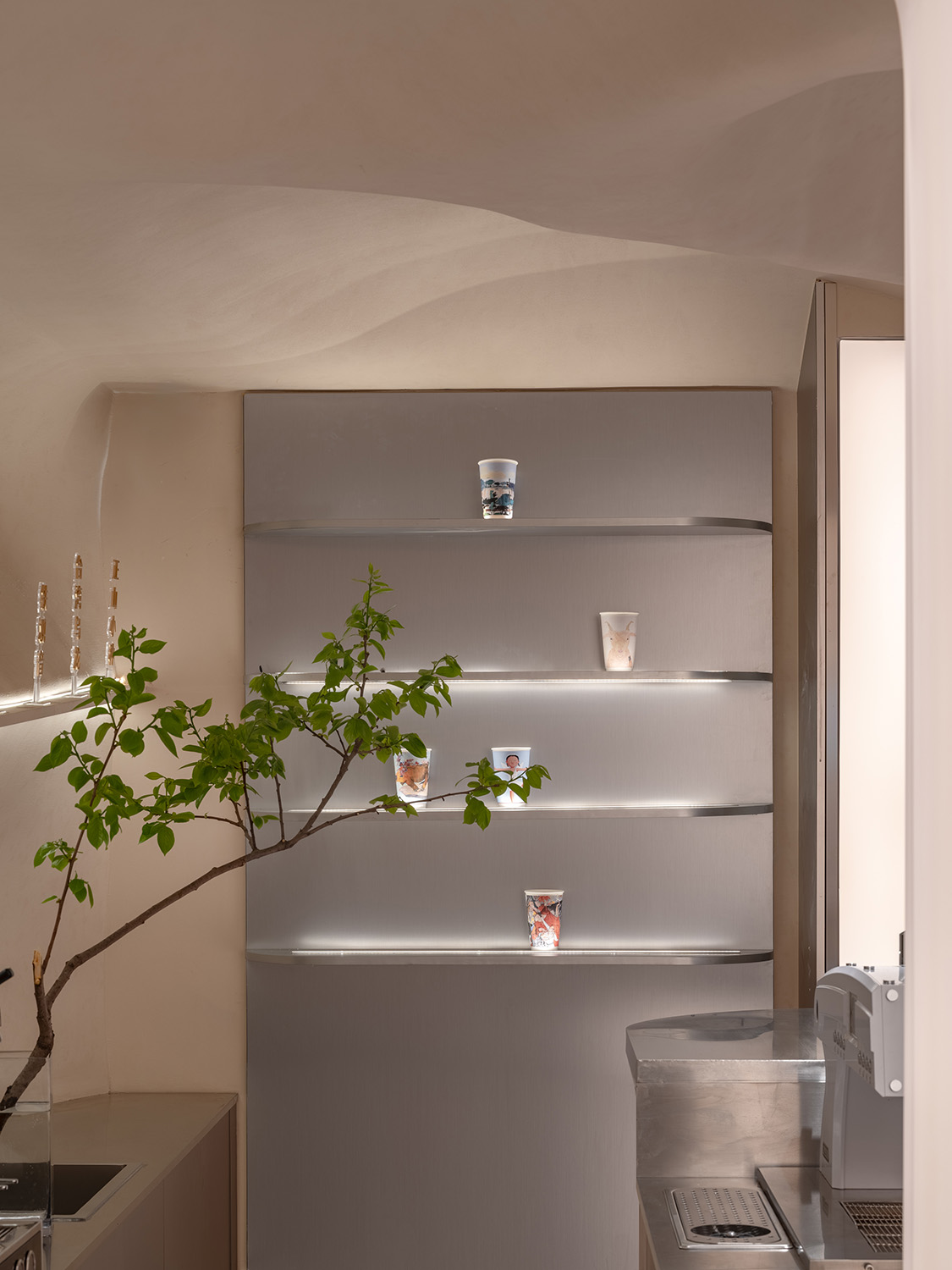 茶飲空間設計,多功能空間設計,茶飲店設計,展覽活動空間設計,茶飲店設計案例,上海,藝術的味道上海概念店,DCDSAA澱川建築事務所