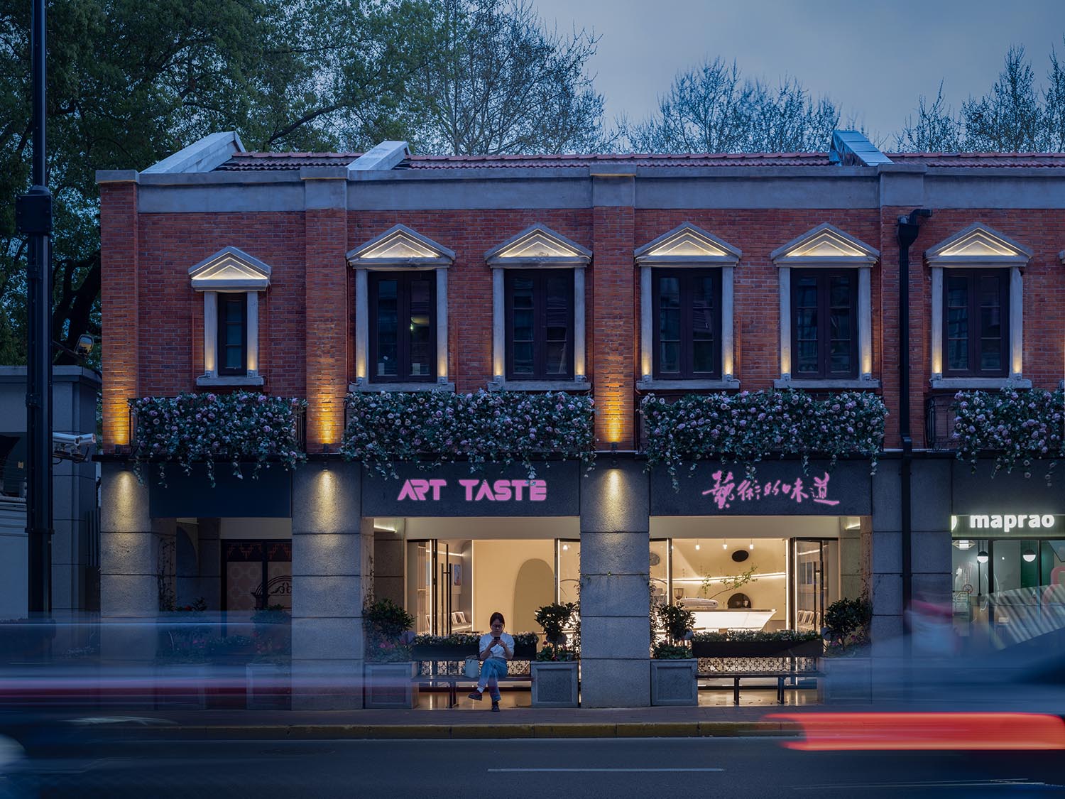 茶飲空間設計,多功能空間設計,茶飲店設計,展覽活動空間設計,茶飲店設計案例,上海,藝術的味道上海概念店,DCDSAA澱川建築事務所