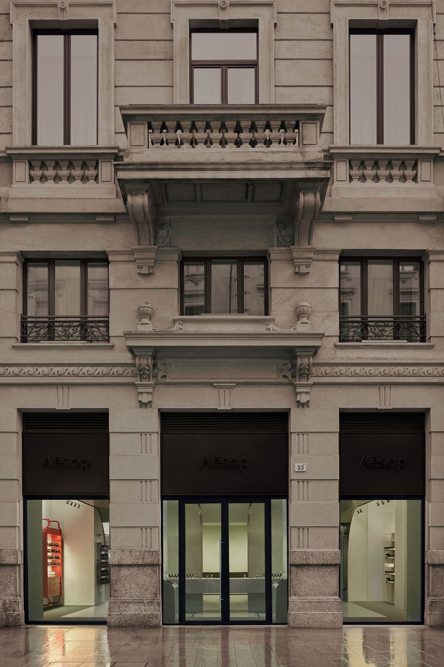 Aesop,零售店設計,護膚品零售店,零售店設計方案,零售店設計案例,意大利,Milano Cordusio,米蘭,店鋪設計,伊索