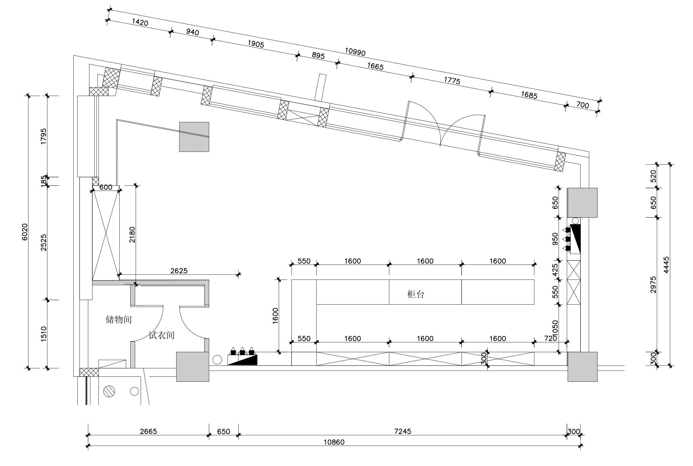 零售店設計,商店設計,服裝店設計,服裝零售店設計,飾品店設計,嘻哈風格服飾店,服裝店設計案例,服裝店設計方案,一家“黑”店-CASHHOOKED 深業上城店,深圳,ZZARCH自造設計
