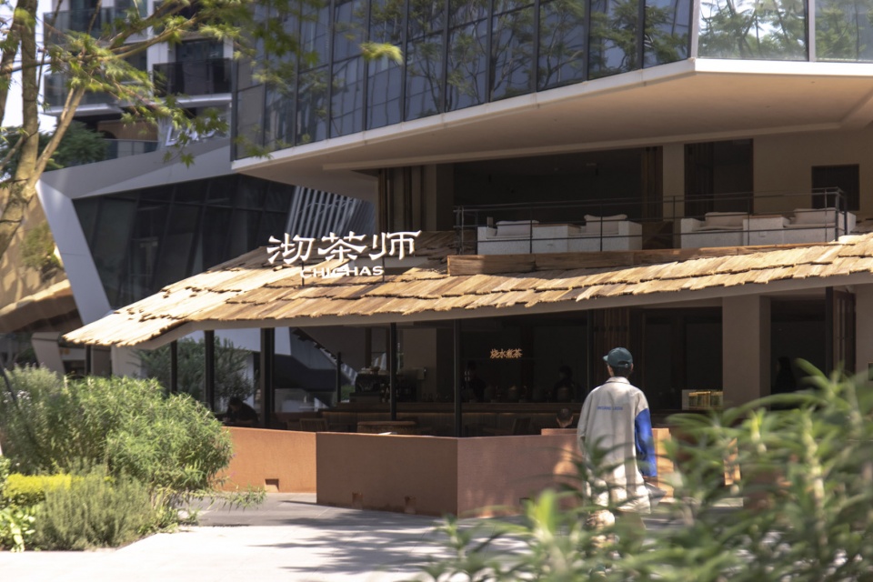 茶室設計,茶室設計案例,茶室設計方案,茶室裝修,茶飲店設計,開放式茶飲店設計,成都沏茶師CHICHAS·遊園,成都,易禾上品