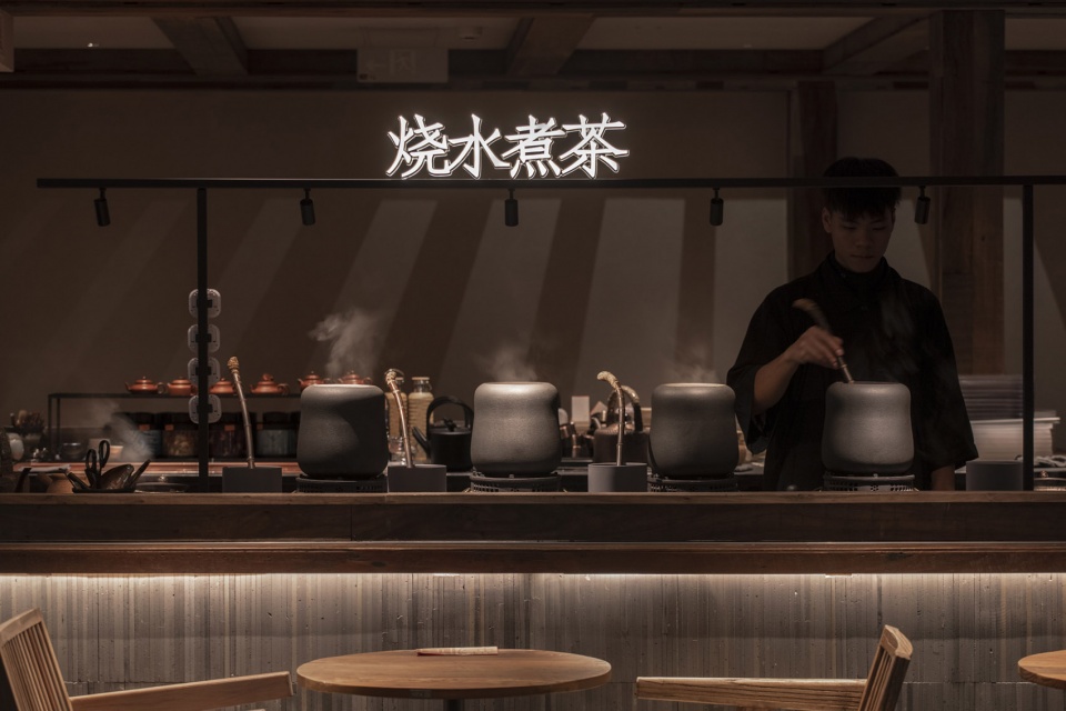 茶室設計,茶室設計案例,茶室設計方案,茶室裝修,茶飲店設計,開放式茶飲店設計,成都沏茶師CHICHAS·遊園,成都,易禾上品