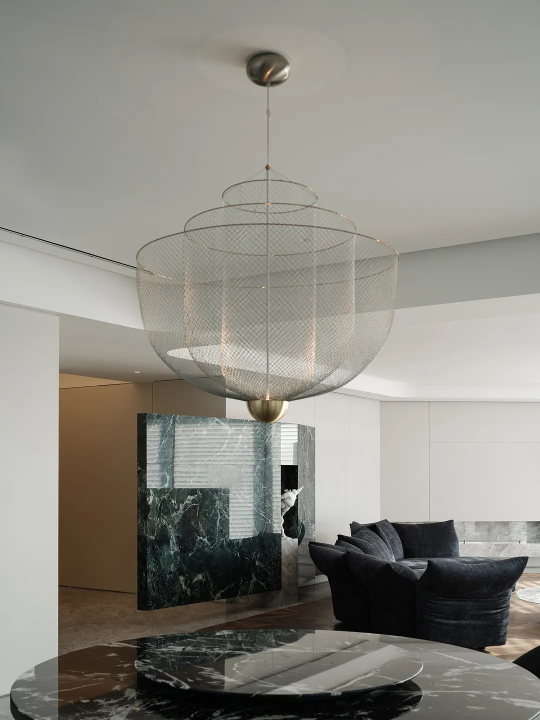 大平層設計,408㎡大平層,408㎡,現代風格大平層設計,大平層裝修,超級大平層,大平層設計案例,寧波帝寶超級大平層,寧波,集藝設計