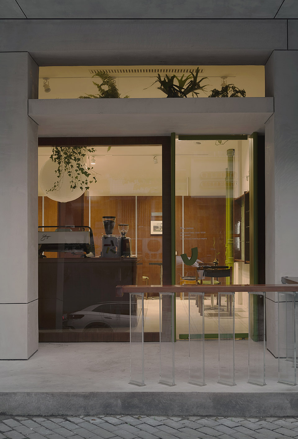 咖啡廳設計,咖啡廳設計案例,咖啡店設計,咖啡廳設計方案,小咖啡店設計,街邊店鋪設計,杭州FFVV咖啡店,杭州,OAOA Studio
