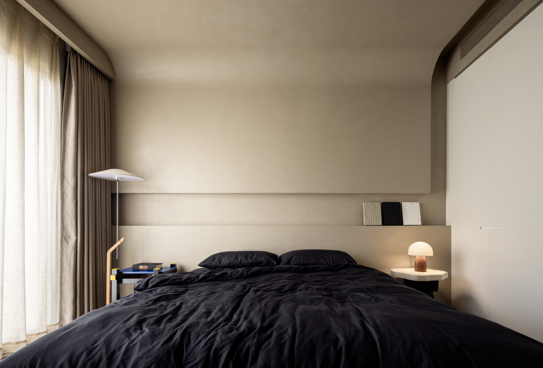 193㎡大平層設計,193㎡,微水泥,奶油風,住宅設計,現代風格大平層設計,大平層,大平層設計案例,大平層設計方案,廣州寧境流光大平層,廣州,天用設計