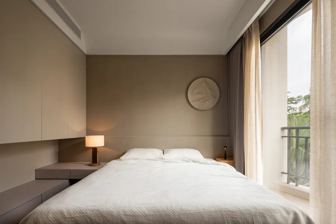 193㎡大平層設計,193㎡,微水泥,奶油風,住宅設計,現代風格大平層設計,大平層,大平層設計案例,大平層設計方案,廣州寧境流光大平層,廣州,天用設計