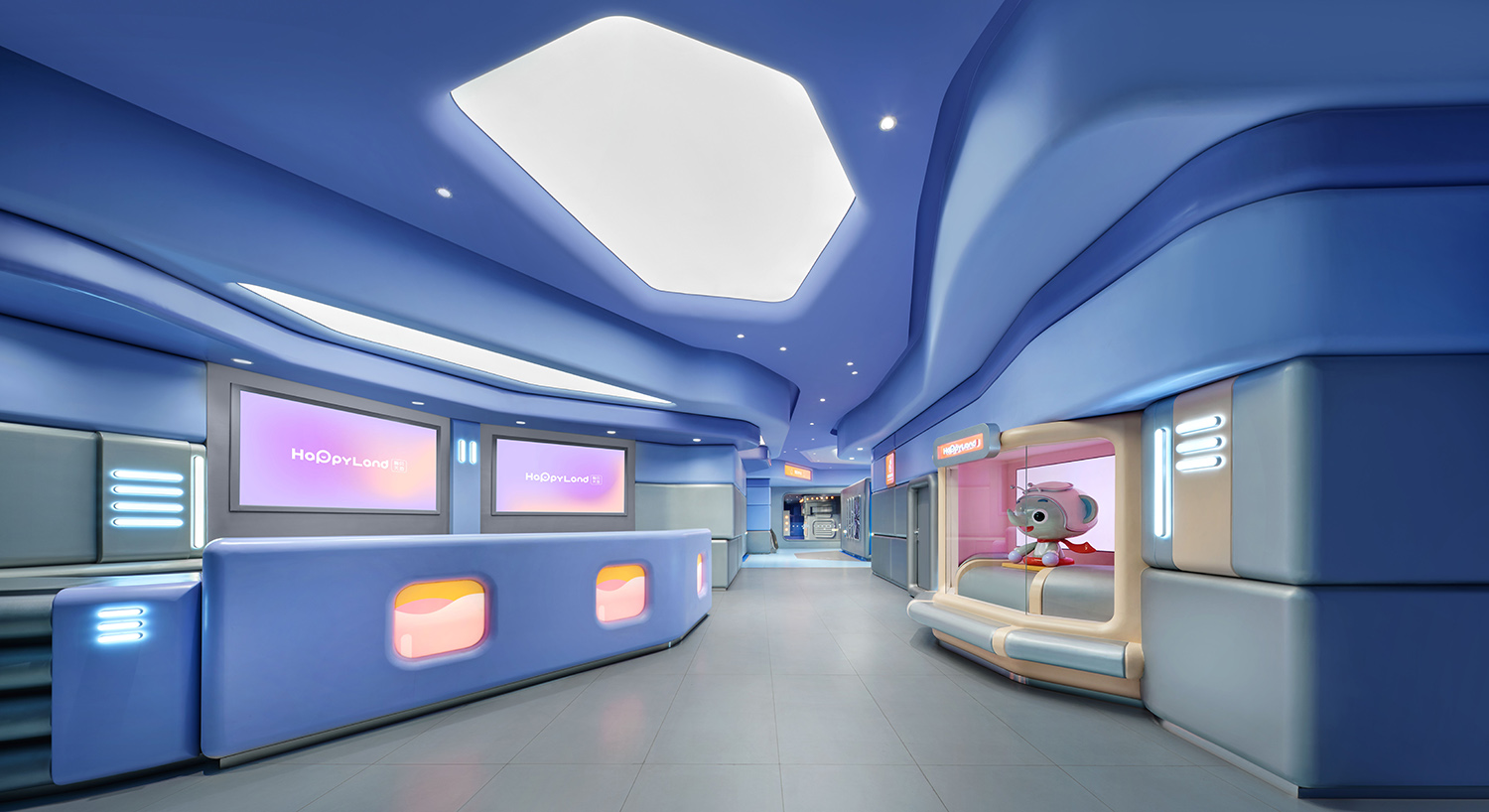 遊樂場設計,商場遊樂場設計,室內玩樂空間設計,親子遊戲空間設計,娛樂空間設計,青島HappyLand全新主題旗艦店,青島,立品設計Leaping Creative