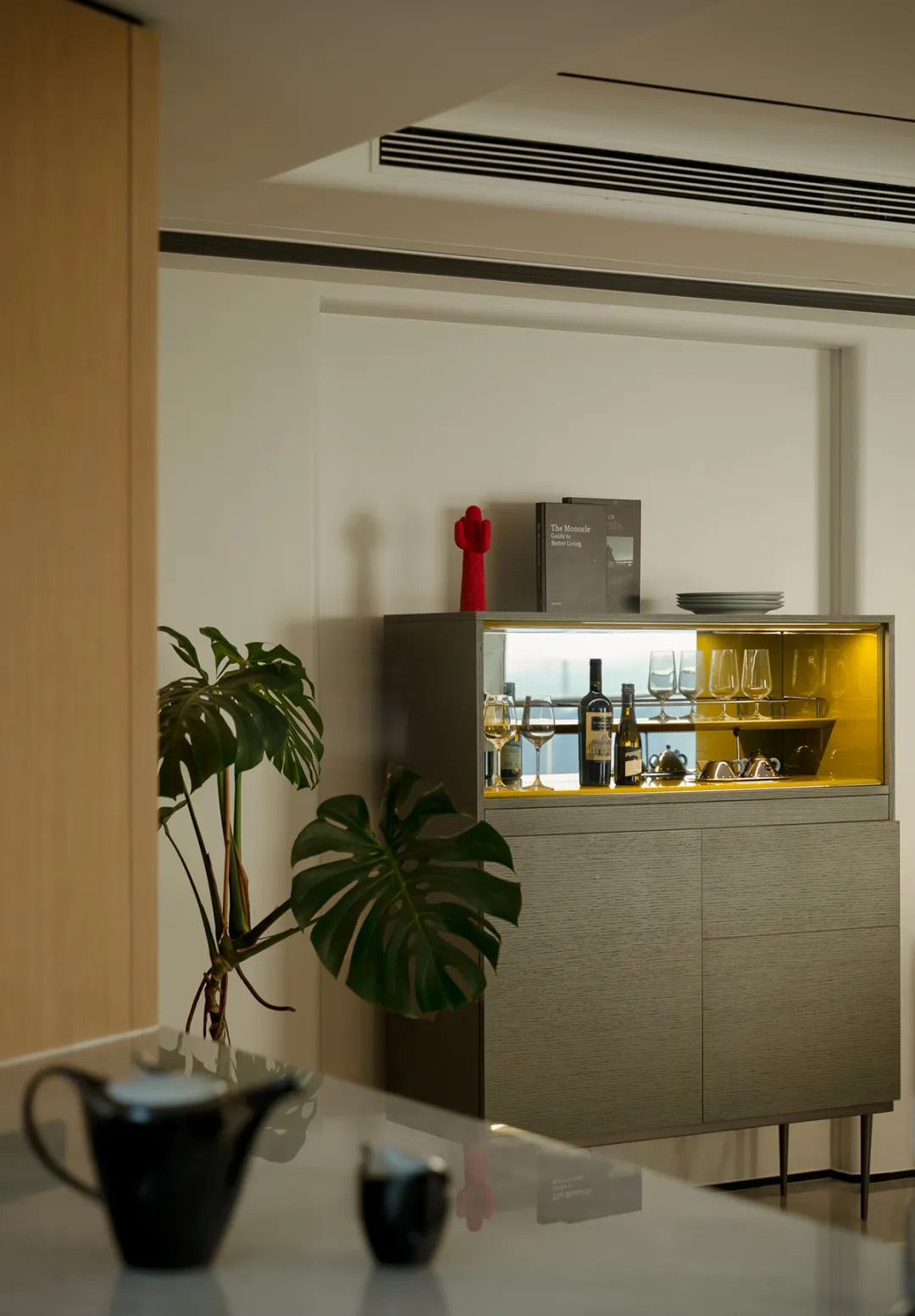 300㎡大平層設計,300㎡,玻璃磚,輕奢風,住宅設計,現代風格大平層設計,大平層,大平層設計案例,大平層設計方案,蘇州湖畔之境大平層,蘇州,凹尚空間設計