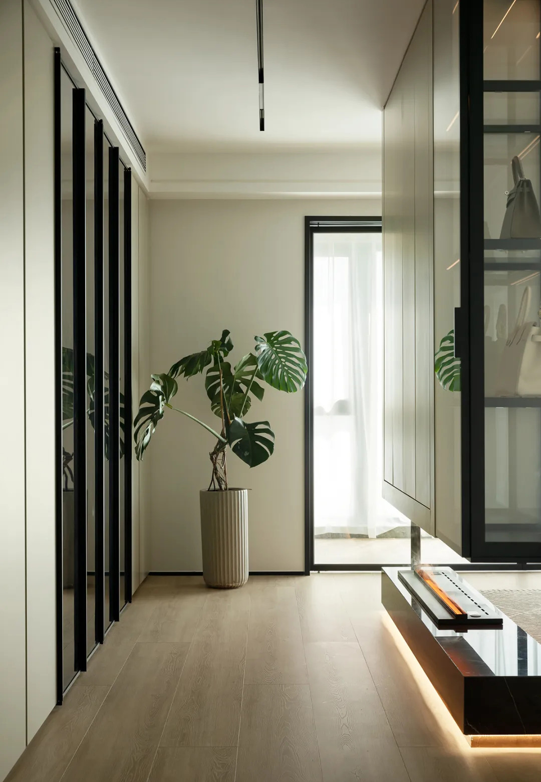 300㎡大平層設計,300㎡,玻璃磚,輕奢風,住宅設計,現代風格大平層設計,大平層,大平層設計案例,大平層設計方案,蘇州湖畔之境大平層,蘇州,凹尚空間設計